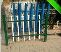 plastic coated palisade fence