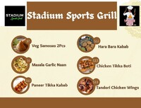 Menu of Stadium Sports Grill | Happy Hour Restaurant in Dallas