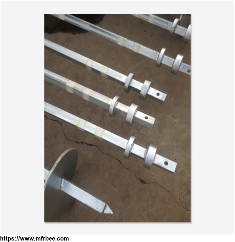 hot_dipped_galvanized_ground_screw_pile_for_greenhouse_and_fences