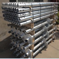 more images of Round shaft helical piers with 8", 10", 12", 14", 16" helices