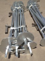 more images of steel screw piles manufacture