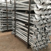more images of steel galvanized helical pier