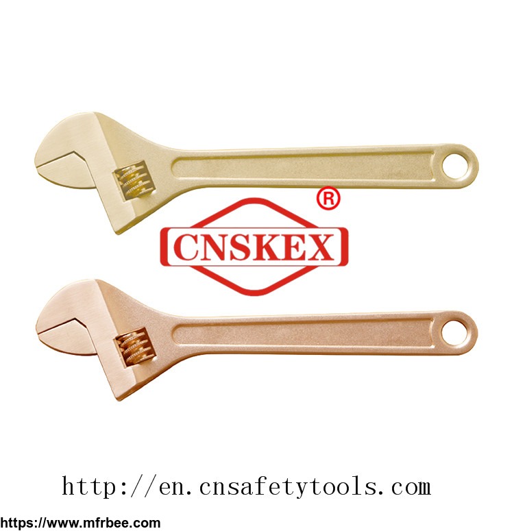non_sparking_tools_berylium_copper_or_aluminum_bronze_adjustable_wrench_spanner