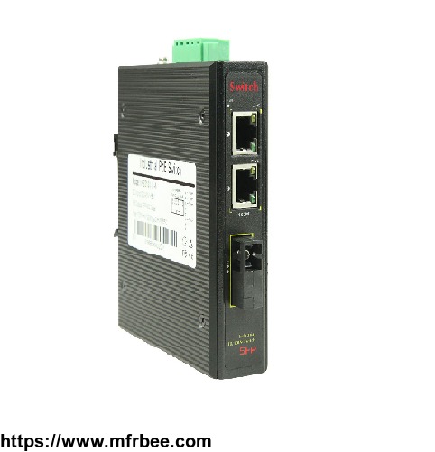 3port_10_100m_industrial_switch_fiber_media_converter