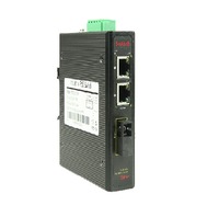3port 10 100M Industrial Switch Fiber Media Converter