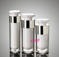 White airless bottle, airless bottle for serum, airless cosmetic bottle