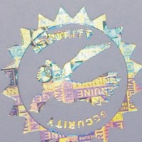 Hologram hot stamping anti-counterfeiting label
