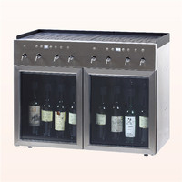 more images of 8 bottles wine cooler dispenrser, wine refrigerator