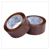 more images of brown and yellow BOPP ruban Adhesive Packaging Tape