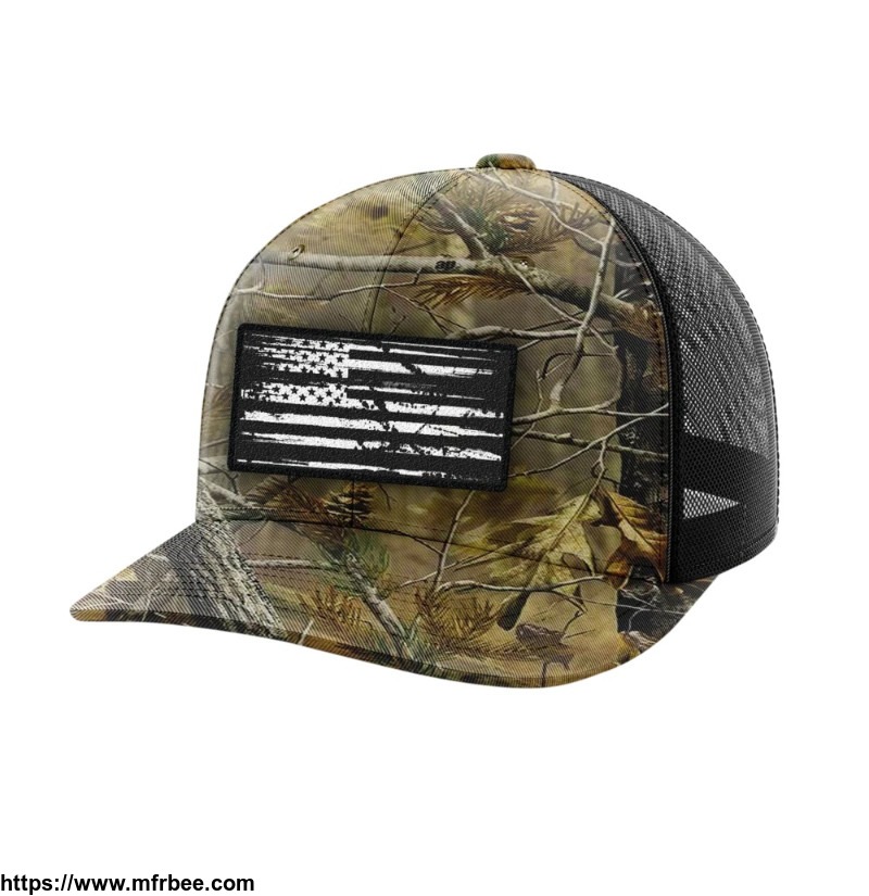 Camo Realtree Flag Patch Cap | Tactical Pro Supply