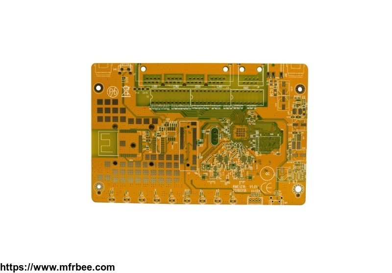 4l_printed_circuit_board_yellow_soldermask_multilayer_pcbs_prototyping_and_small_series_supplier