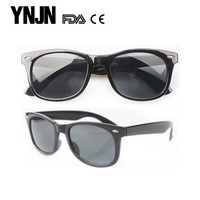 YNJN new stylish cheap wholesale fashionable mens black polarized sunglasses