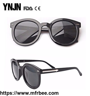 professional_manufacturer_ynjn_custom_logo_women_mirror_lens_round_sunglasses