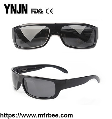 china_ynjn_black_plastic_frame_cycling_sport_sun_glasses_man