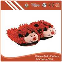 more images of Fuzzy Ladybug Slippers