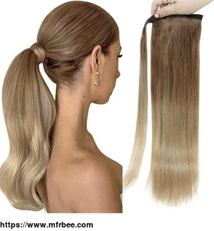 full_shine_100_percentage_human_hair_ponytail_extensions_balayage_10_14_