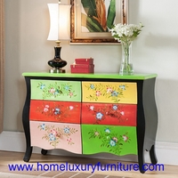 more images of Chest of drawers wooden cabinet antique FY-HG03
