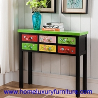 more images of Chest of drawers wooden cabinet living room furntiure FY-HG04