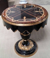 wooden table cafe table round table end table TT-023B