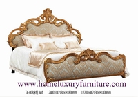 wood bed supplier Italy style Europe classic bed TA-008