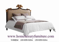 wood bed supplier Italy style Europe classic bed TA-006