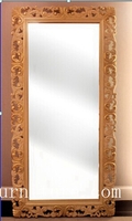 classical mirror wooden frame mirror stand mirror FG-105