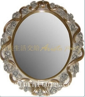 antique mirror wooden frame mirror FG-103