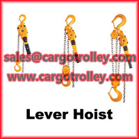 Lever chain hoist manual instruction