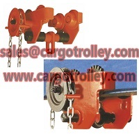 more images of Geared trolley durable with simple structure