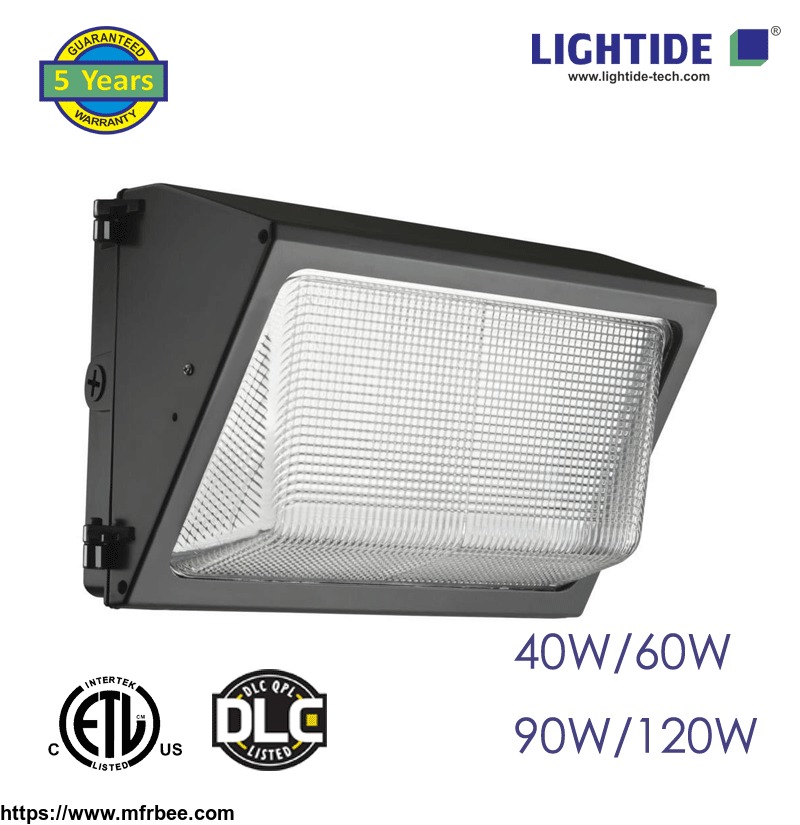 lightide_dlc_qualified_semi_cut_off_led_wall_pack_lights_glass_refractor_40w_120w