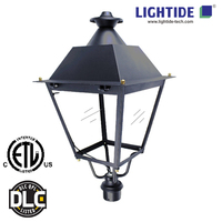 Lightide DLC Qualified LED Post Top Lights-PTB50, 50w , 7 years warranty