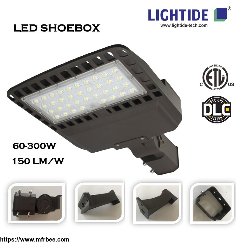 lightide_dlc_led_shoebox_area_lights_60_300w_7_year_warranty