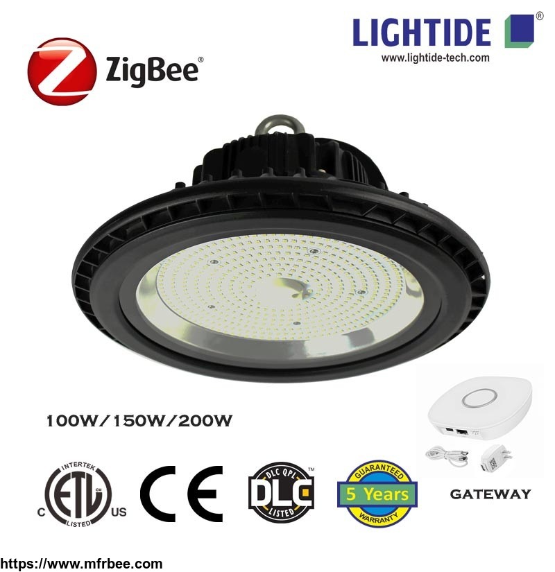 lightide_zigbee_led_high_bay_lights_100_200w_etl_cetl_listed