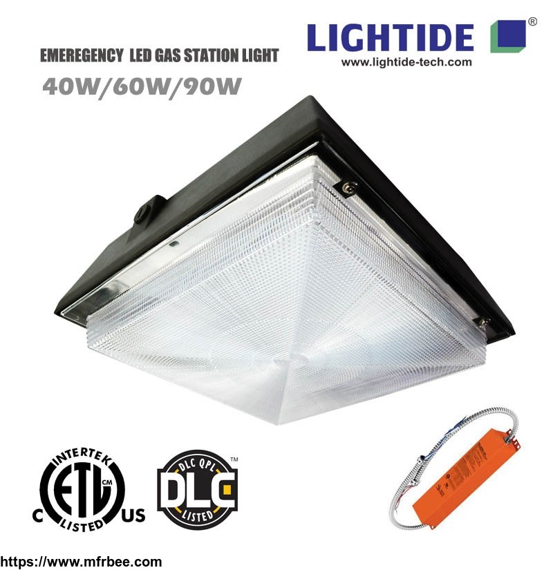 eergency_led_gas_station_lights_90w_dlc_ce_qualification