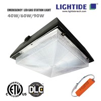 Eergency LED Gas Station Lights, 90W, DLC/CE Qualification