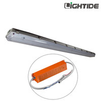 Lightide 8′ Linear Emergency LED High Bay Vapor-tight 100W, 100-277VAC, 5 yrs Warranty