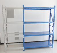 Easily assembled racking iron shelf heavy load storage warehouse