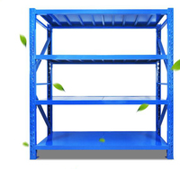 Adjustable cold room warehouse steel shelving folding storage rack shelves