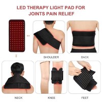 New 25W 660nm LED Red Light and 850nm Near Infrared Light Therapy Devices Large Pads Wearable Wrap for Pain