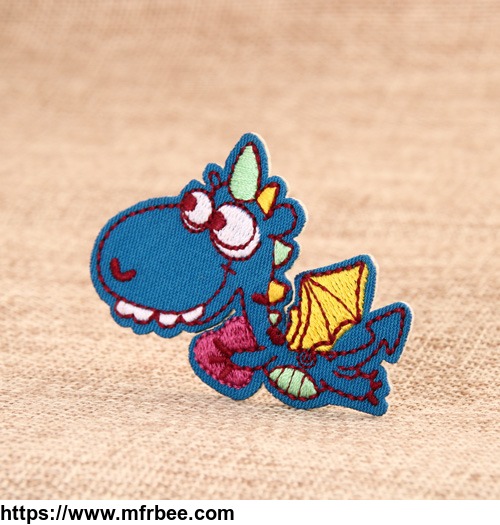 blue_dinosaur_embroidered_patches