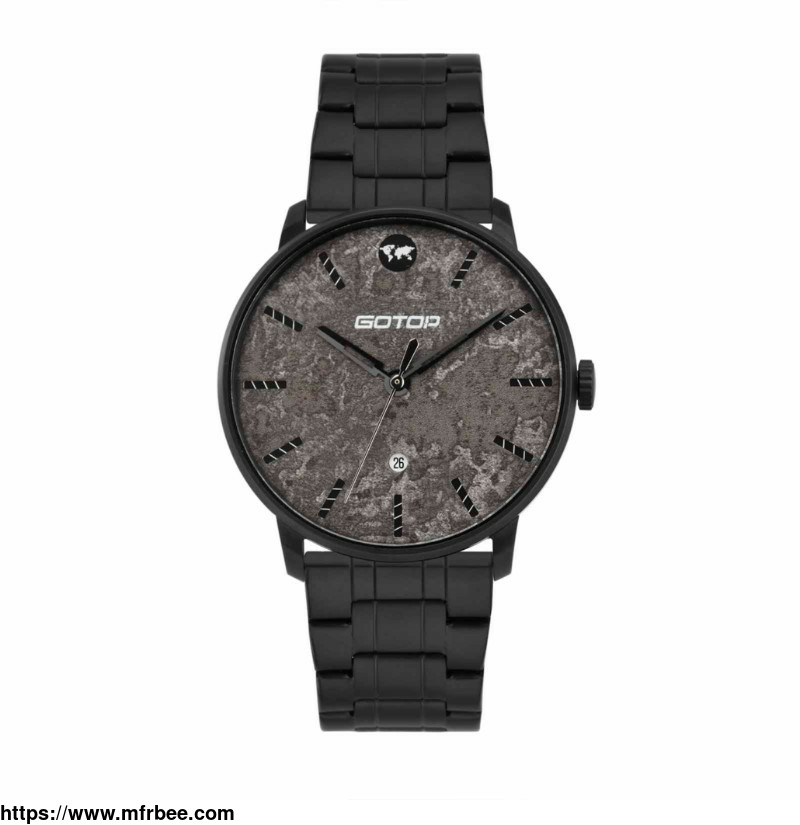 features_of_ss549_03_black_stainless_steel_watch_mens