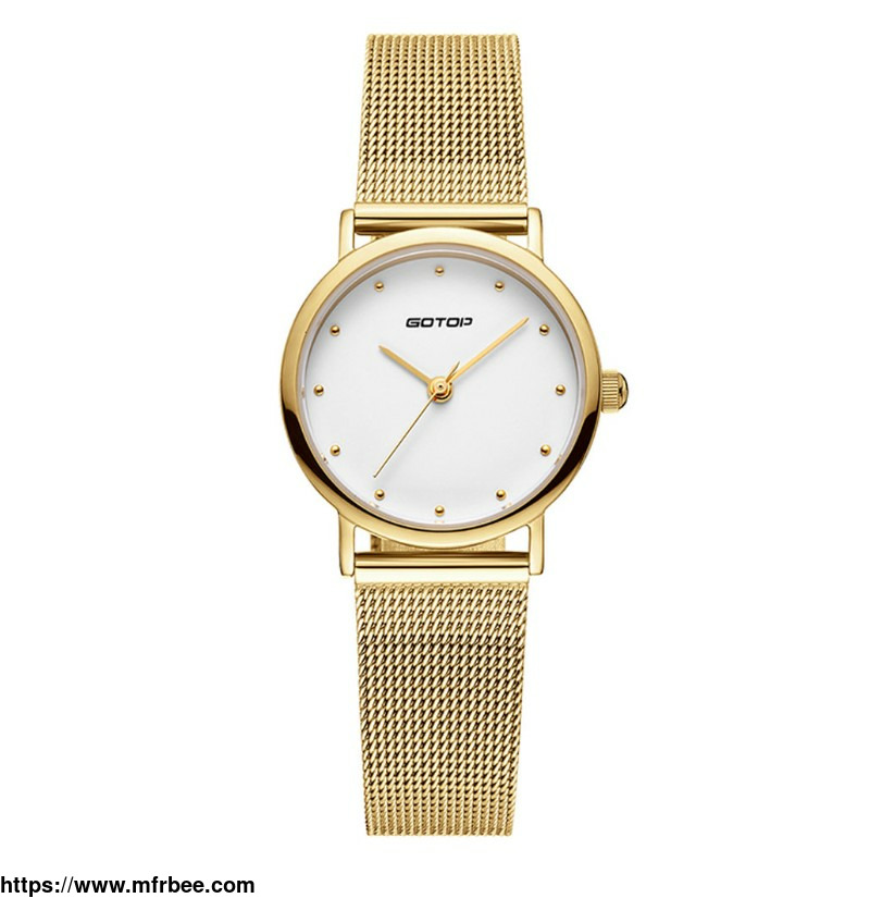 features_of_aw478_pure_white_face_women_s_watch_with_mesh_band