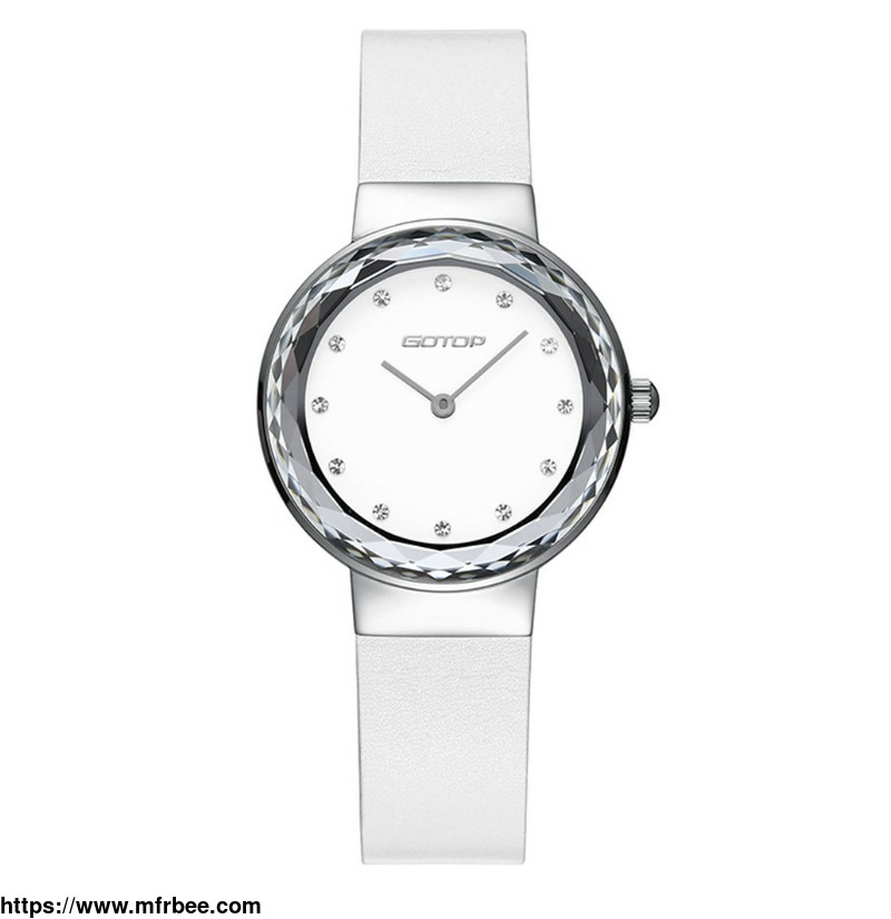silver_and_white_stainless_steel_watch_for_women_manufacturer