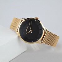 more images of Black And Gold Watch For Women