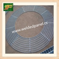 more images of China supply best selling hot dipped galvanized forge-welded steel grating mesh