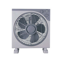 new style custom High quality 14 inches round box fan with louver wholesale