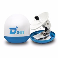 Ditel S61 63cm 3-axis ku band digital outdoor tv marine satellite antenna