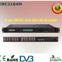 8 In 1 Low Latency MPEG-2/H.264 SD Encoder
