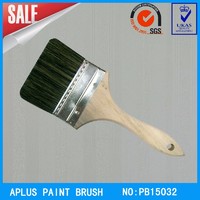 more images of great hair brush paint brushes with black bristle and wooden handle