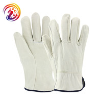 more images of Split leather design heavy duty industrial safety mechanics woodworking gloves